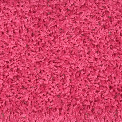 vidaXL Carpet Stair Treads 15 pcs Pink 65x21x4 cm