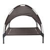 vidaXL Dog Bed Folding Manual Brown 90 x 81 x 80.5 cm Steel