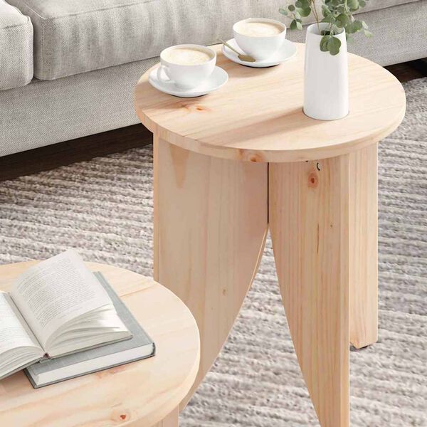 vidaXL Coffee Table 2 pcs Natural