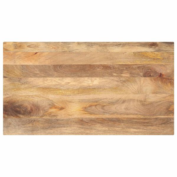 vidaXL Table Top 100x60x3.8 cm Rectangular Solid Wood Mango