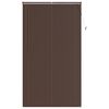 vidaXL Venetian Blind Manual Dark Brown with Pattern 213 x 120 cm PVC