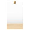 vidaXL Wall Mirror | Variable wood tone due to natural variance