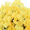 vidaXL Christmas Flower Garlands 3 pcs Yellow 85 cm