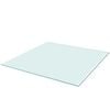 vidaXL Table Top Tempered Glass Square 800x800 mm