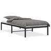 vidaXL Metal Bed Frame without Mattress Black 90x200cm