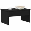 vidaXL Coffee Table Black Oak 80 x 50.5 x 41.5 cm Engineered Wood