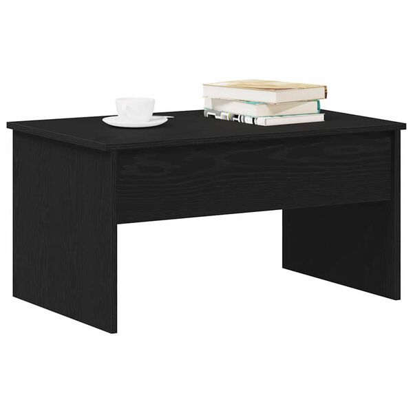 vidaXL Coffee Table Black Oak 80 x 50.5 x 41.5 cm Engineered Wood