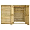 vidaXL Garden Bike Shed 232x110x170 cm Impregnated Pinewood