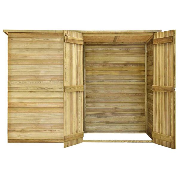 vidaXL Garden Bike Shed 232x110x170 cm Impregnated Pinewood