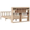 vidaXL Bookcase Bed without Mattress 140x190 cm Solid Wood Pine