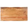 vidaXL Coffee Table with Live Edges 115x60x40 cm Solid Acacia Wood