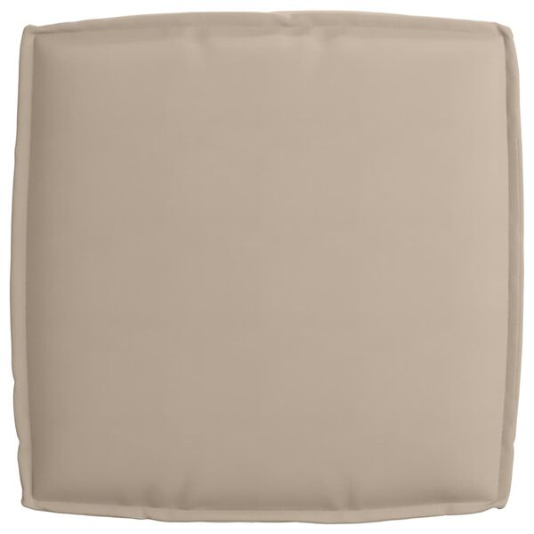 vidaXL Pallet Cushion for suitable for Seat Taupe 60 x 60 x 12 cm