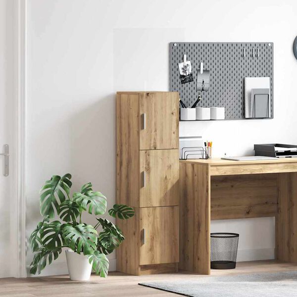 vidaXL Highboard Artisan Oak 31.5 x 32 x 122.5 cm