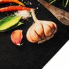 vidaXL Kitchen Rug Washable Spices 45x150 cm Velvet