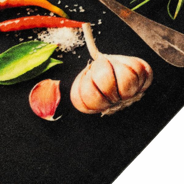 vidaXL Kitchen Rug Washable Spices 45x150 cm Velvet