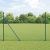 vidaXL Hexagon Fence Green 1.5 x 50 m PVC