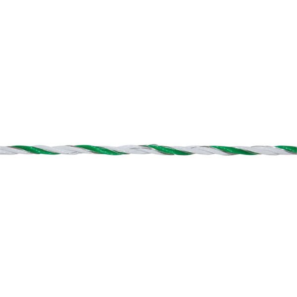 Kerbl Electric Fence Rope Star 400 m White and Green 44528