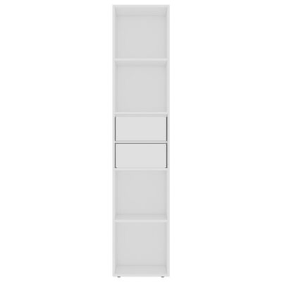 vidaXL Book Cabinet White 36x30x171 cm Chipboard
