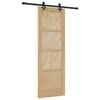 vidaXL Sliding Door ORKDAL 73.5 x 211 cm Solid Pine Wood Natural