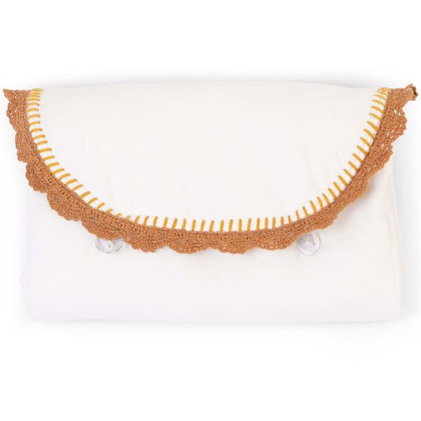 CHILDHOME Changing Mat Angel Jersey Crochet Ecru