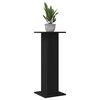 vidaXL Plant Stand 2 pcs Black Oak 30 x 30 x 80 cm Engineered wood