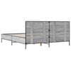 vidaXL Bed Frame without Mattress Grey Sonoma 120x190 cm Small Double