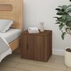 vidaXL Bedside Cabinet Brown Oak 50x39x47 cm