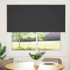 vidaXL Roller Blind Blackout Black 165x130 cm Fabric Width 161.6 cm Polyester