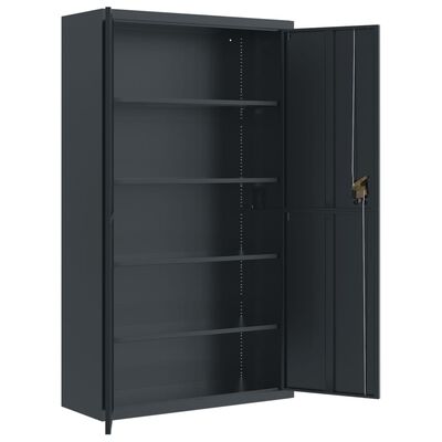 vidaXL File Cabinet Anthracite 105x40x180 cm Steel