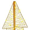 vidaXL Christmas Tree with 160 LEDs Warm White 150 cm PET