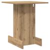 vidaXL End Table Artisan Oak 44.5 x 45 x 55 cm Engineered Wood
