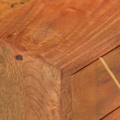 vidaXL Bedside Cabinet 43x30x58 cm Solid Mango Wood