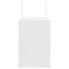 vidaXL Paper Bags 250 pcs with Handles White 26x17x25 cm