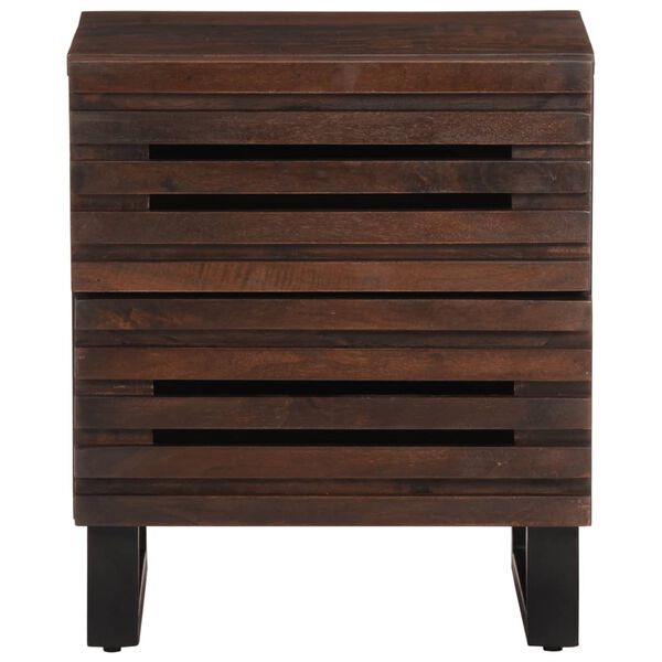 vidaXL Bedside Cabinets 2 pcs 40x34x46 cm Solid Wood Mango