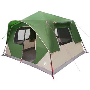 vidaXL Instant Tent 8-Person Green Polyester and Steel