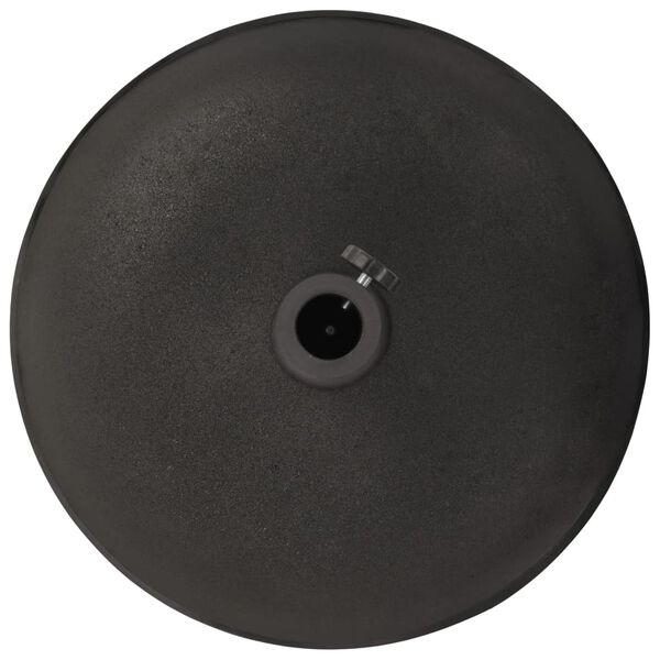 vidaXL Parasol Base Black Concrete Round 25 kg