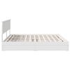 vidaXL Storage Bed with Headboard White 200 x 200 cm Engineered Wood