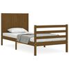 vidaXL Bed Frame without Mattress Honey Brown 90x200 cm Solid Wood