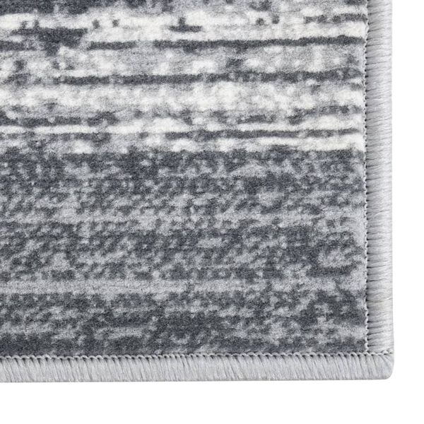 vidaXL Runner Rug BCF Grey 100x300 cm