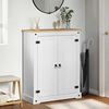 vidaXL Shoe Cabinet White 86 x 38.5 x 1080 cm Solid Pine Wood