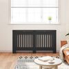 vidaXL Radiator Cover Black 152x19x81.5 cm MDF