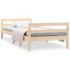 vidaXL Bed Frame without Mattress 80x200 cm Solid Wood Pine