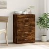 vidaXL Sideboard Smoked Oak 60x31x84 cm Engineered Wood
