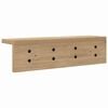 vidaXL Wall-Mounted Coat Rack Artisan Oak 40 x 10.5 x 10.5 cm