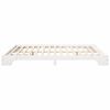 vidaXL Bed Frame White 180 x 220 cm Solid Pine Wood