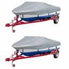 vidaXL Boat Covers 2 pcs Grey Length 427-488 cm Width 173 cm