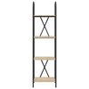 vidaXL Bookshelf Sonoma Oak 40 x 30 x 146 cm Engineered wood