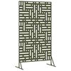 vidaXL Privacy Screen Olive 100 x 50 x 180 cm Steel