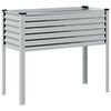 vidaXL Garden Planter 100x45x90 cm Galvanised Steel