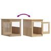 vidaXL Dog Crate Furniture Sonoma Oak 55x80x68 cm Engineered Wood